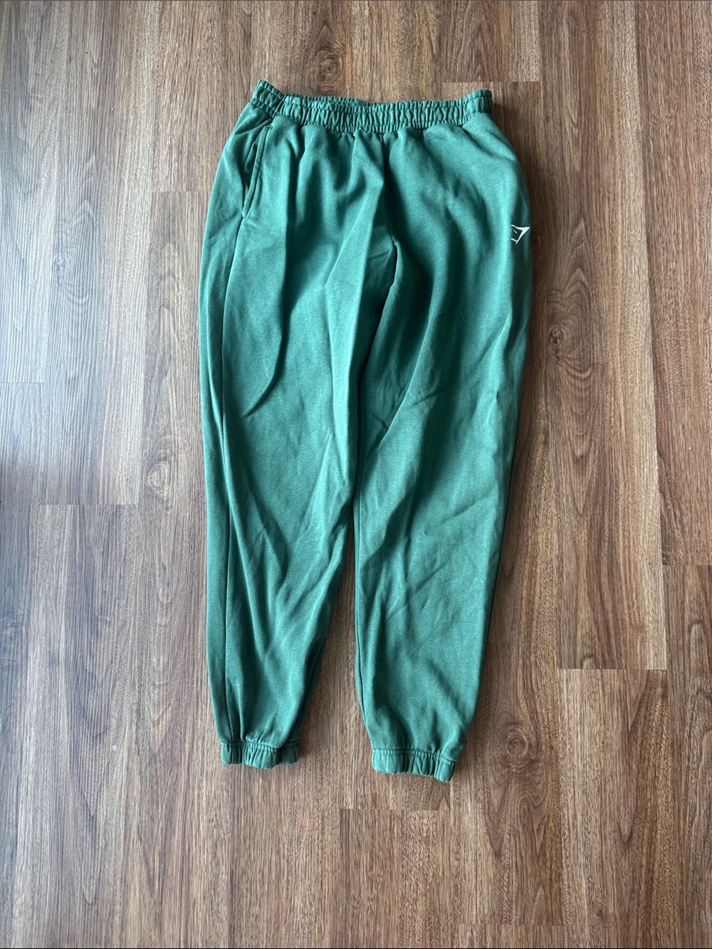 Gymshark Training Oversized Fleece Sweatpants -Athletic Green - Picture 3 of 5